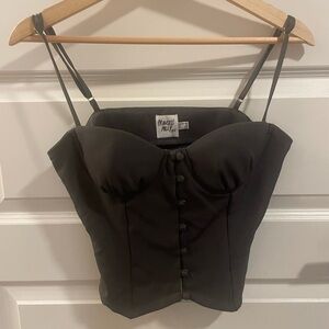Princess Polly Charcoal Camisole Top
